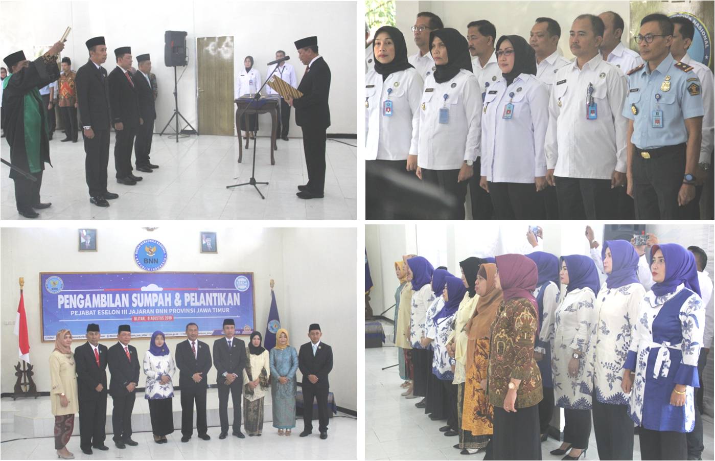 Pengambilan Sumpah & Pelantikan Pejabat Eselon III Jajaran BNNP Jawa Timur Pengambilan Sumpah & Pelantikan Pejabat Eselon III Jajaran BNNP Jawa Timur