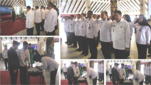 Penandatangan Pakta Integritas Kepala BNN Kabupaten/ Kota di Lingkungan BNNP Jatim