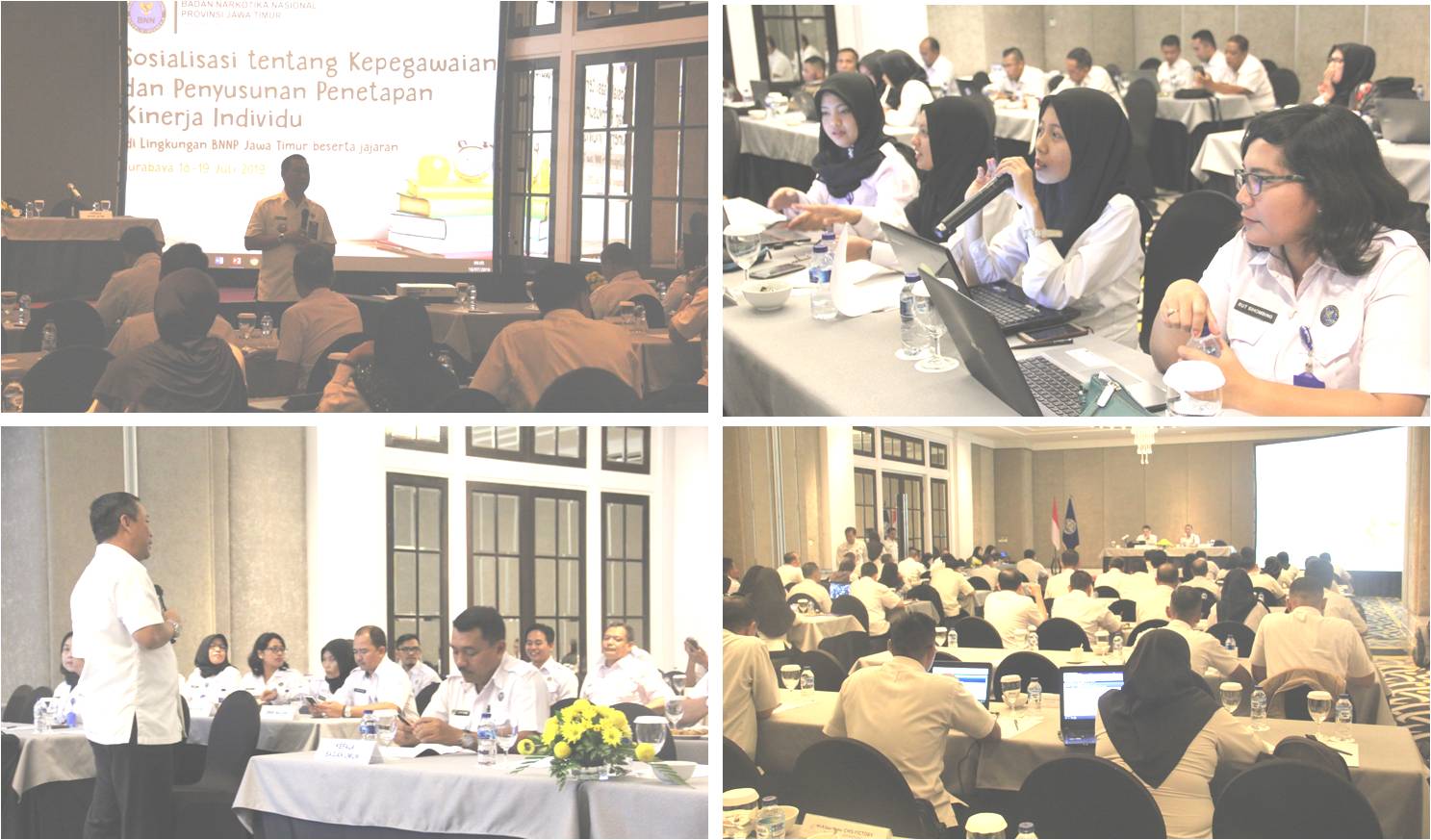 Sosialisasi tentang Kepegawaian dan Penyusunan Penetapan Kinerja di Lingkungan BNNP Jawa Timur Sosialisasi tentang Kepegawaian dan Penyusunan Penetapan Kinerja di Lingkungan BNNP Jawa Timur