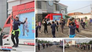 Senam Pagi Bersama di BNN Provinsi Jawa Timur