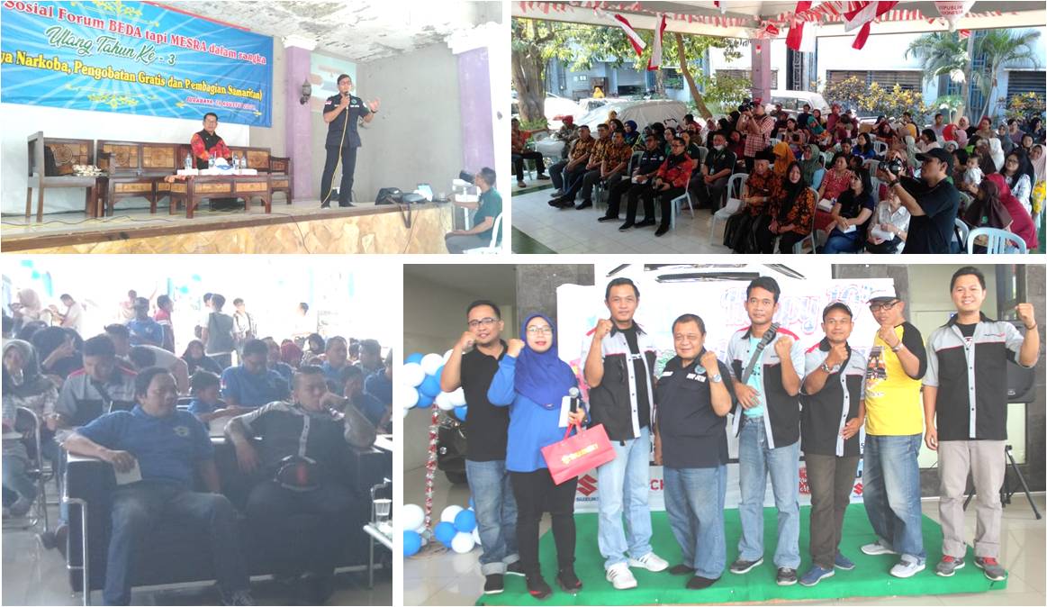 Narasumber pada acara Bhakti Sosial Forum Beda Tapi Mesra dalam rangka Ulang Tahun ke-3 yang di selanggarakan oleh Komunitas Forum Beda Tapi Mesra Narasumber pada acara Bhakti Sosial Forum Beda Tapi Mesra dalam rangka Ulang Tahun ke-3 yang di selanggarakan oleh Komunitas Forum Beda Tapi Mesra