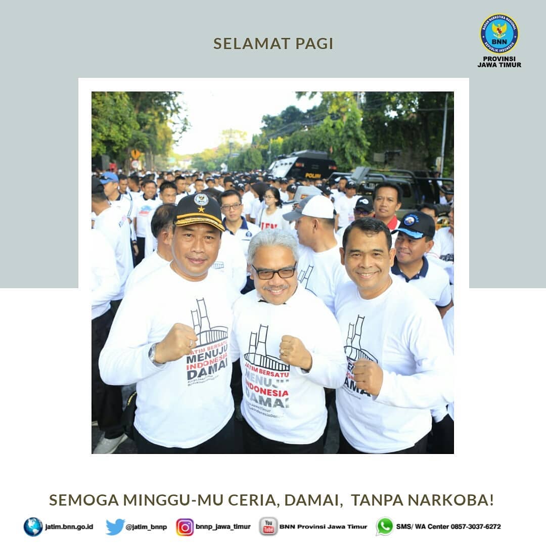 Selamat Ber-hari Minggu, semoga damai, ceria, tanpa narkoba! Selamat Ber-hari Minggu, semoga damai, ceria, tanpa narkoba!