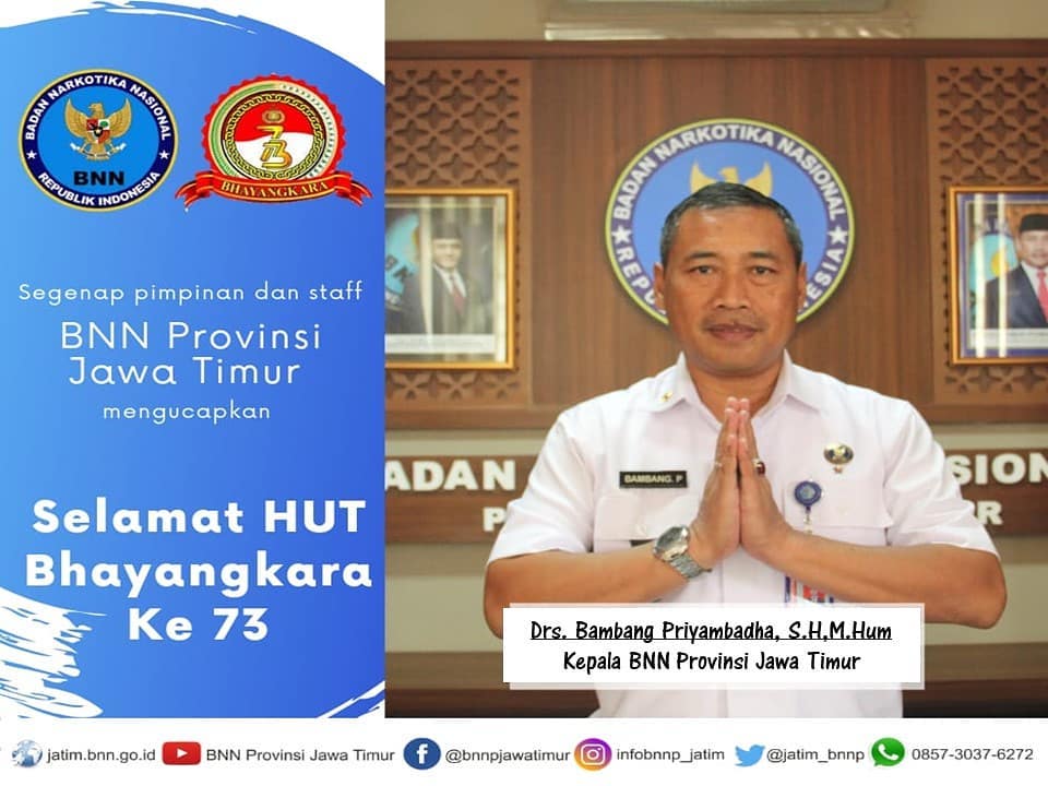 Dirgahayu Bhayangkara ke 73, semoga semakin jaya dan sukses dalam pengabdian untuk masyarakat, bangsa dan negara Dirgahayu Bhayangkara ke 73, semoga semakin jaya dan sukses dalam pengabdian untuk masyarakat, bangsa dan negara