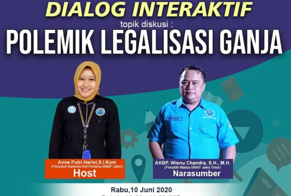 Live IG dialog interaktif mengangkat topik "Polemik Legalisasi Ganja" bersama AKBP Wisnu Chandra.