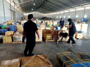 Unit K9 BNN Provinsi Jawa Timur Beraksi