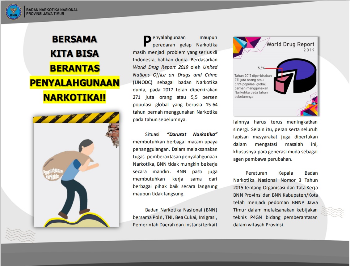 Berantas Penyalahgunaan Narkotika Berantas Penyalahgunaan Narkotika