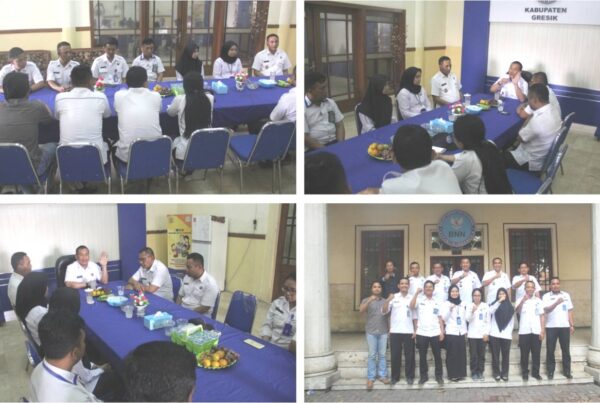 Monitoring & Evaluasi Penempatan Pindah Kantor di Kantor BNN Kab. Gresik
