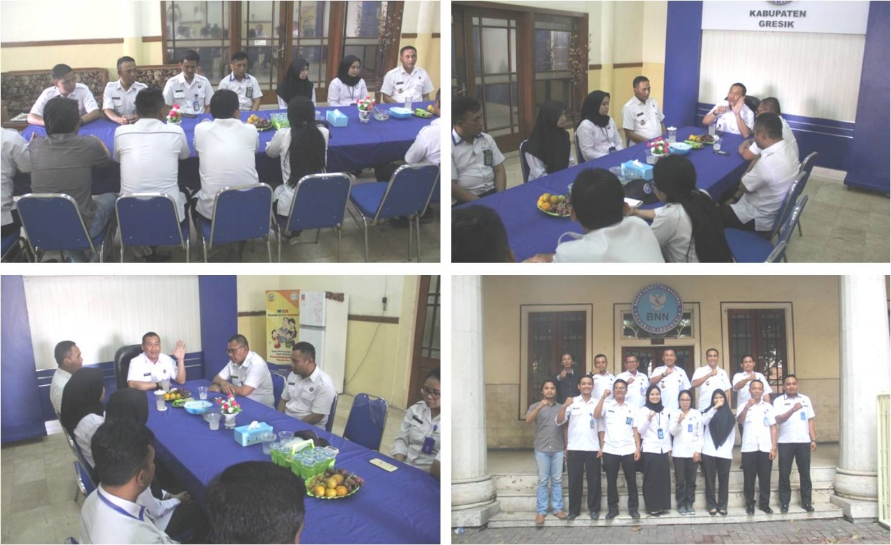 Monitoring & Evaluasi Penempatan Pindah Kantor di Kantor BNN Kab. Gresik Monitoring & Evaluasi Penempatan Pindah Kantor di Kantor BNN Kab. Gresik