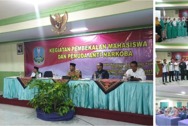 Pembekalan kepada Mahasiswa dan Pemuda Anti Narkoba se-Kabupaten Sampang