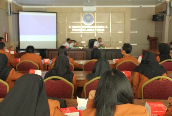 MENERIMA KUNJUNGAN DARI UKM GARANK (Gerakan Mahasiswa Anti Narkoba) UNIVERSITAS KANJURUHAN MALANG