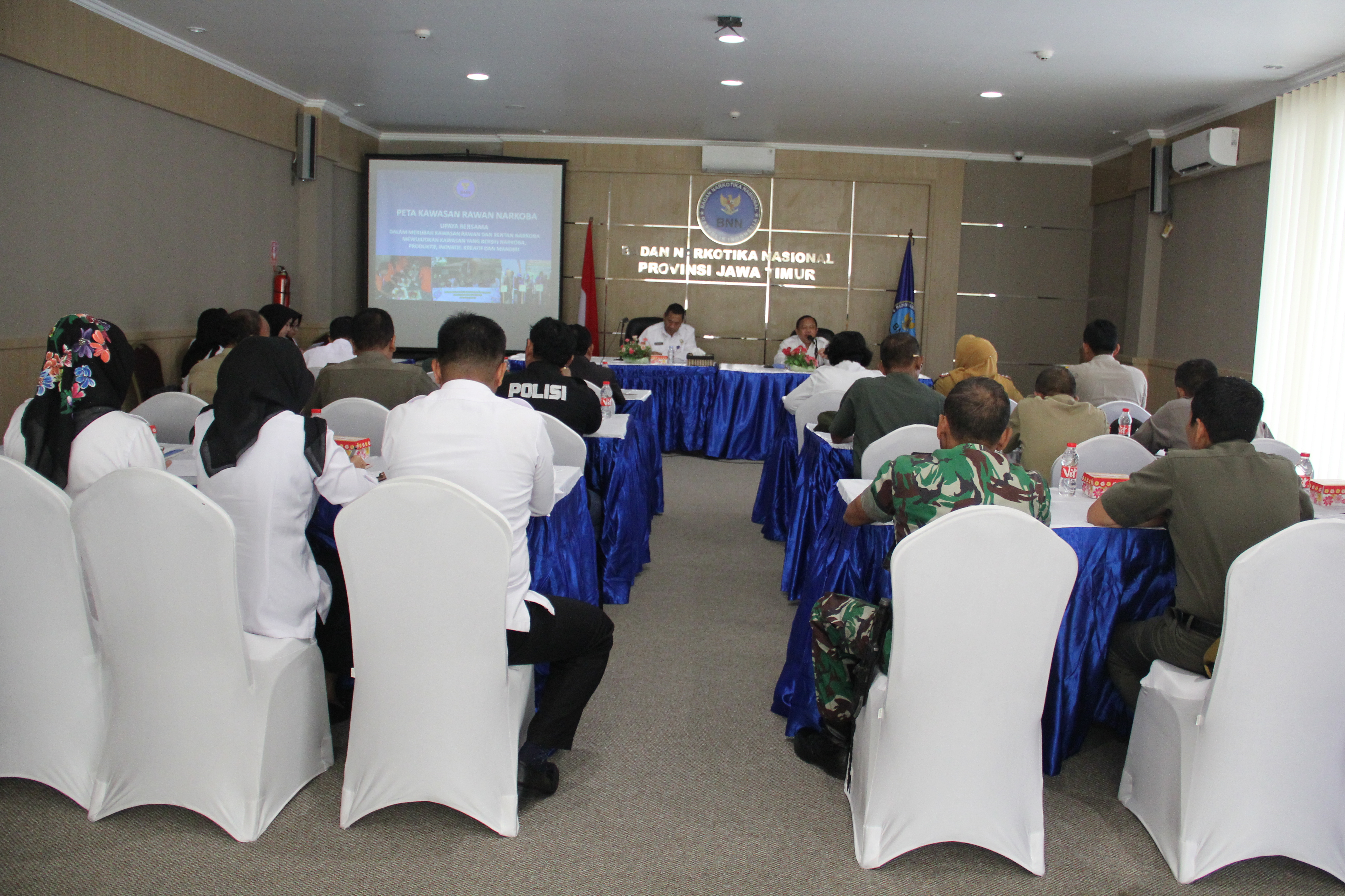 RAPAT KOORDINASI DENGAN DIREKTUR PEMBERDAYAAN ALTERNATIF DEPUTI BIDANG PEMBERDAYAAN MASYARAKAT BNN RI