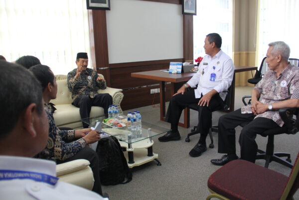 MENERIMA KUNJUNGAN KERJA BADAN KERJASAMA SOSIAL USAHA PEMBINAAN WARGA TAMA (BERSAMA)