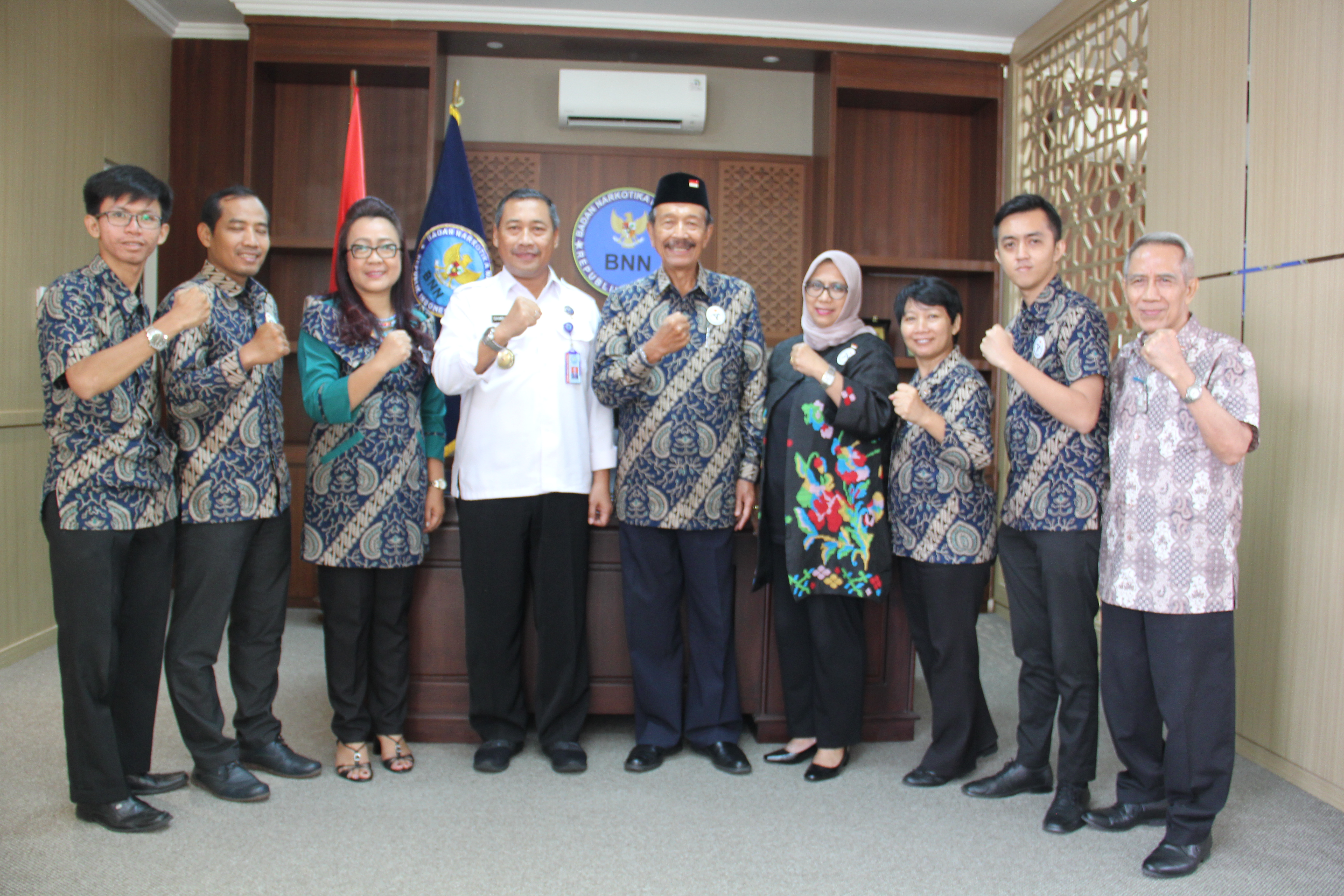 MENERIMA KUNJUNGAN KERJA BADAN KERJASAMA SOSIAL USAHA PEMBINAAN WARGA TAMA (BERSAMA)