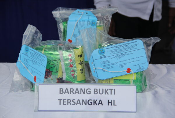 PEMUSNAHAN BARANG BUKTI SHABU 22 KG DI BNN PROVINSI JAWA TIMUR