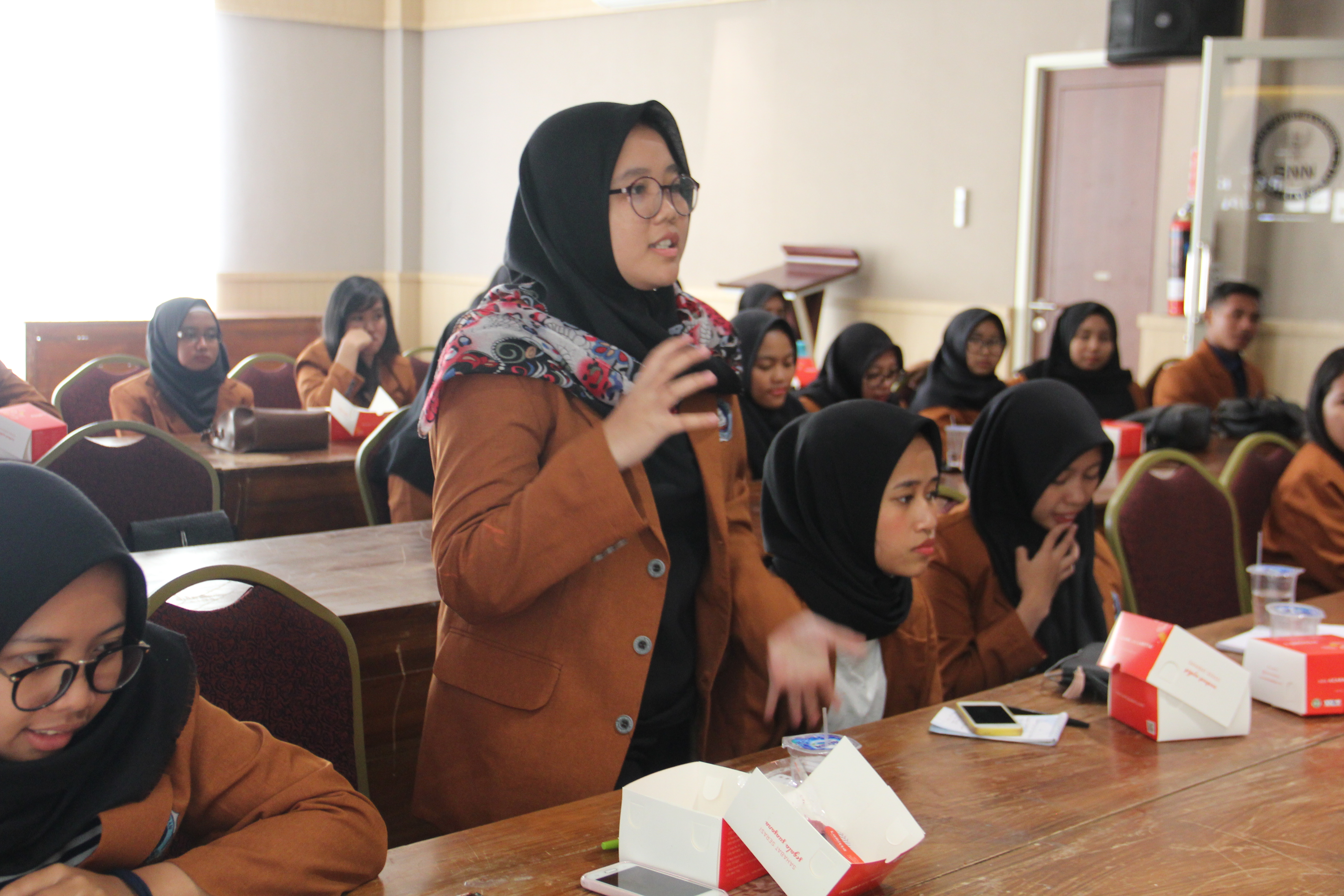 MENERIMA KUNJUNGAN DARI UKM GARANK (Gerakan Mahasiswa Anti Narkoba) UNIVERSITAS KANJURUHAN MALANG