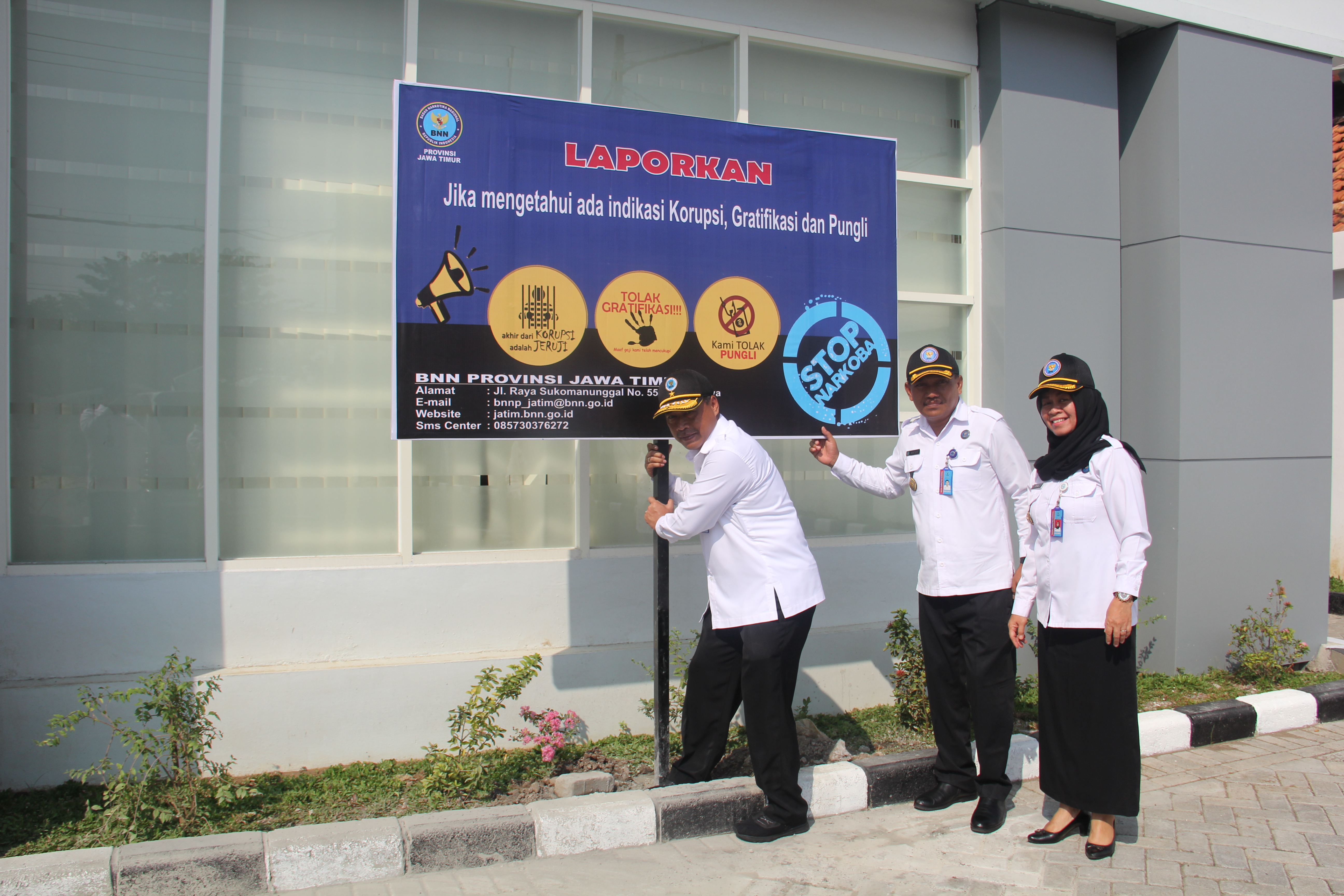 SIMBOLIS ZONA INTEGRITAS BNN PROVINSI JAWA TIMUR