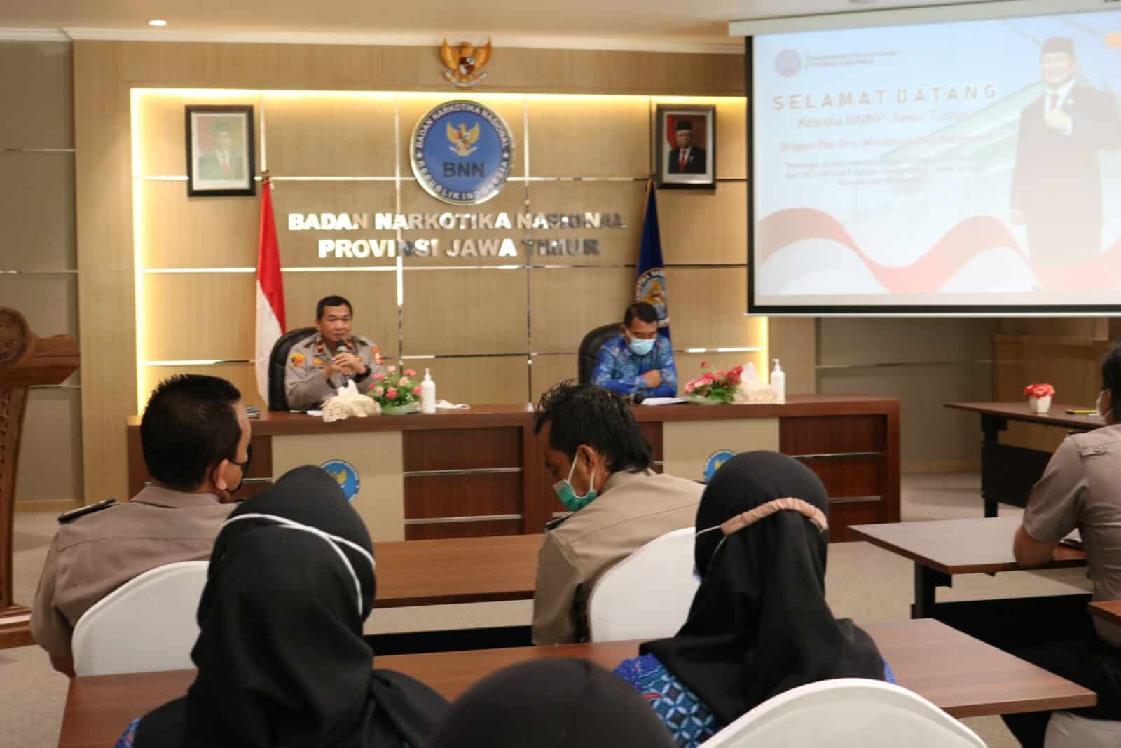 Perkenalan dan Arahan Kepala BNNP Jawa Timur