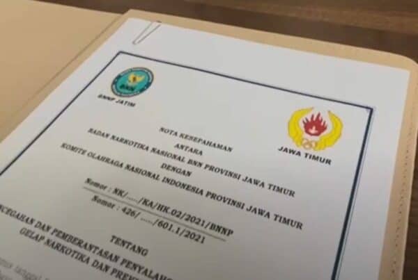 MoU P4GN BNNP JATIM dengan KONI JATIM