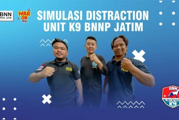 Simulasi Distraction Pelacakan Unit K-9 BNNP Jawa Timur