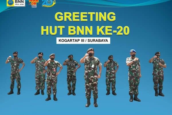 GREETING HUT BNN KE-20 KOGARTAP III / SURABAYA GREETING HUT BNN KE-20 KOGARTAP III / SURABAYA