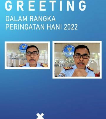 Greeting dalam rangka Peringatan HANI oleh Kepala Kanwil Kumham Prov. Jatim