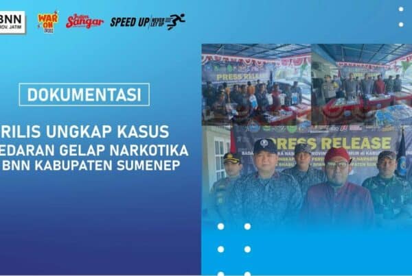 Rilis Ungkap Kasus Peredaran Gelap Narkotika di BNN Kabupaten Sumenep