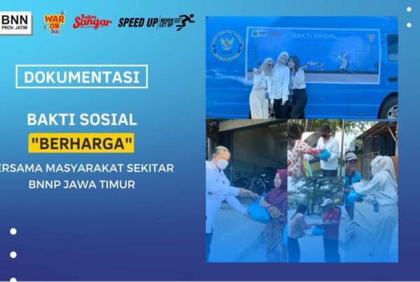 Bakti Sosial “BERHARGA” Bersama Masyarakat Sekitar BNNP Jawa Timur
