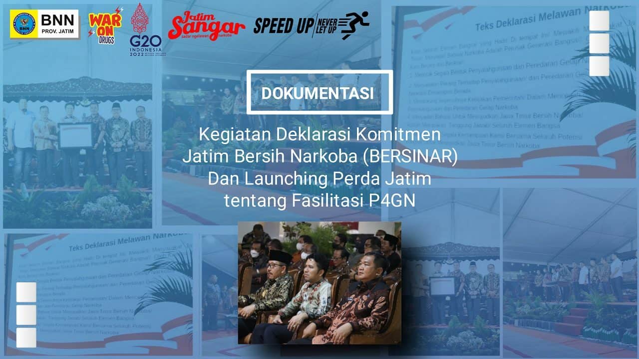 Deklarasi Jatim Bersih Narkoba oleh Forkopimda Se-Bakorwil Madiun Deklarasi Jatim Bersih Narkoba oleh Forkopimda Se-Bakorwil Madiun