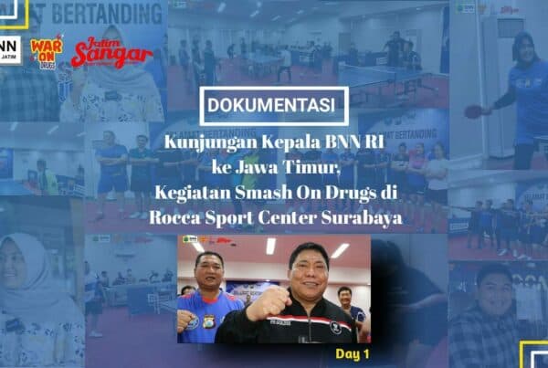 Kunjungan Kepala BNN RI ke Jawa Timur Kegiatan Olahraga Tenis Meja di Roca Sport Center Surabaya Kunjungan Kepala BNN RI ke Jawa Timur Kegiatan Olahraga Tenis Meja di Roca Sport Center Surabaya