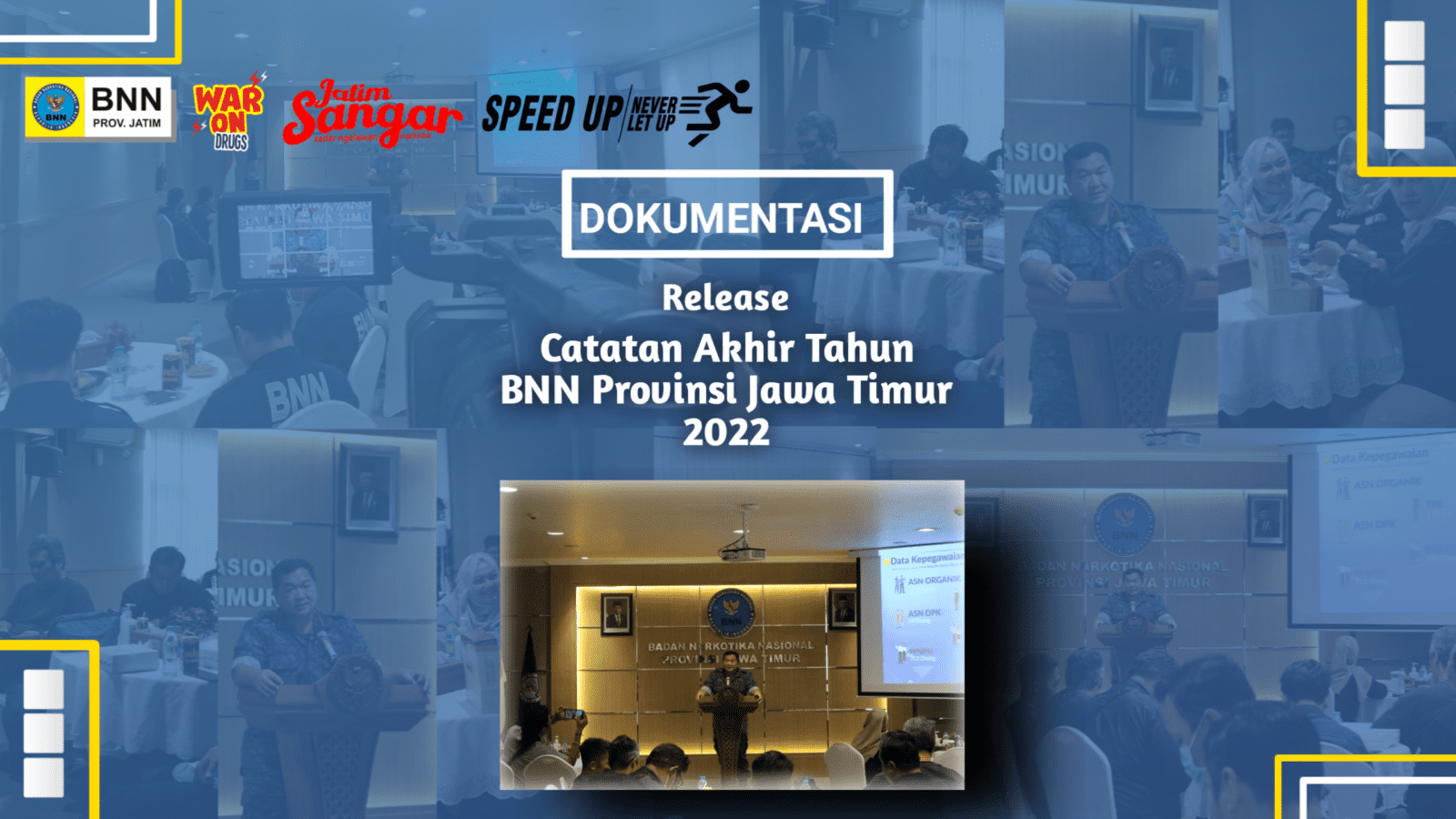 Release Catatan Akhir Tahun BNNP Jawa Timur 2022 akhir