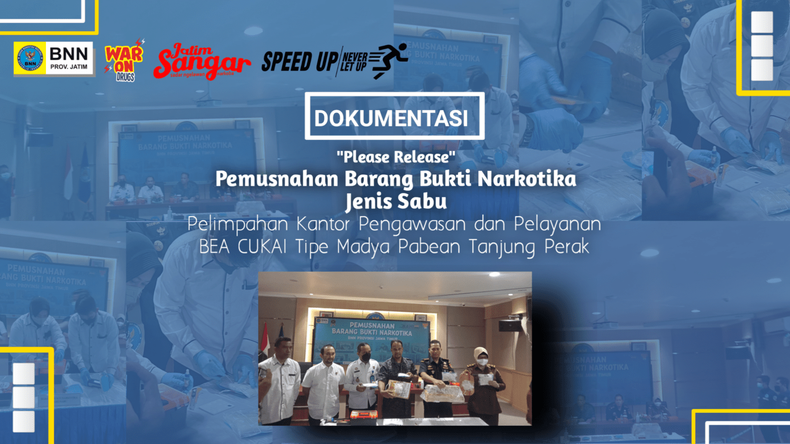 Pemusnahan Barang Bukti Narkotika Jenis Shabu musnah