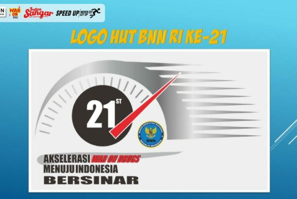 LOGO HUT BNN RI KE-21 LOGO