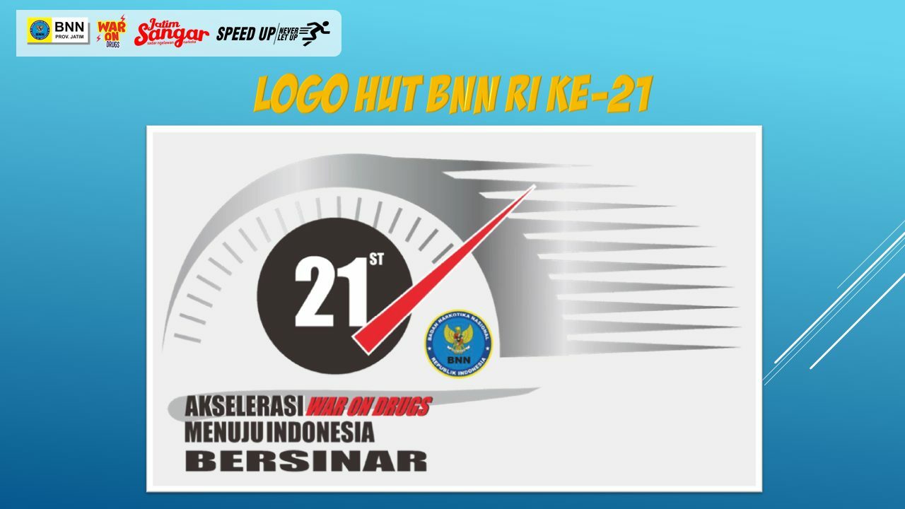 LOGO HUT BNN RI KE-21 LOGO