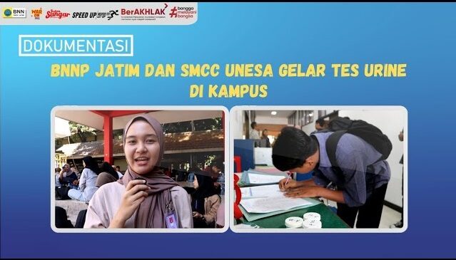BNNP JATIM DAN SMCC UNESA GELAR TES URINE DI KAMPUS BNNP JATIM DAN SMCC UNESA GELAR TES URINE DI KAMPUS