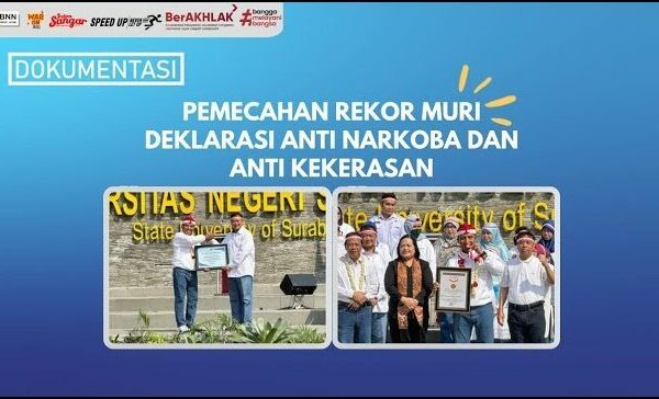 Pemecahan Rekor Muri Deklarasi Anti Narkoba Terbanyak