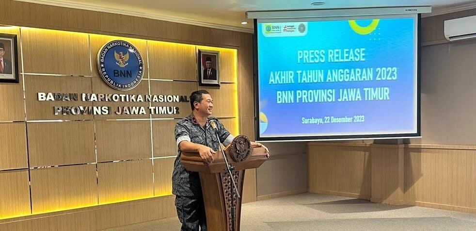 Konferensi Pers Capaian Kinerja Akhir Tahun 2023 BNNP JATIM WhatsApp Image 2024 01 25 at 10.52.12
