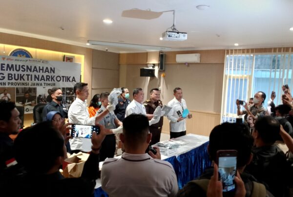 BNNP Jawa Timur Ungkap Kasus Narkotika Jenis Ganja Seberat 1.888,1 Gram
