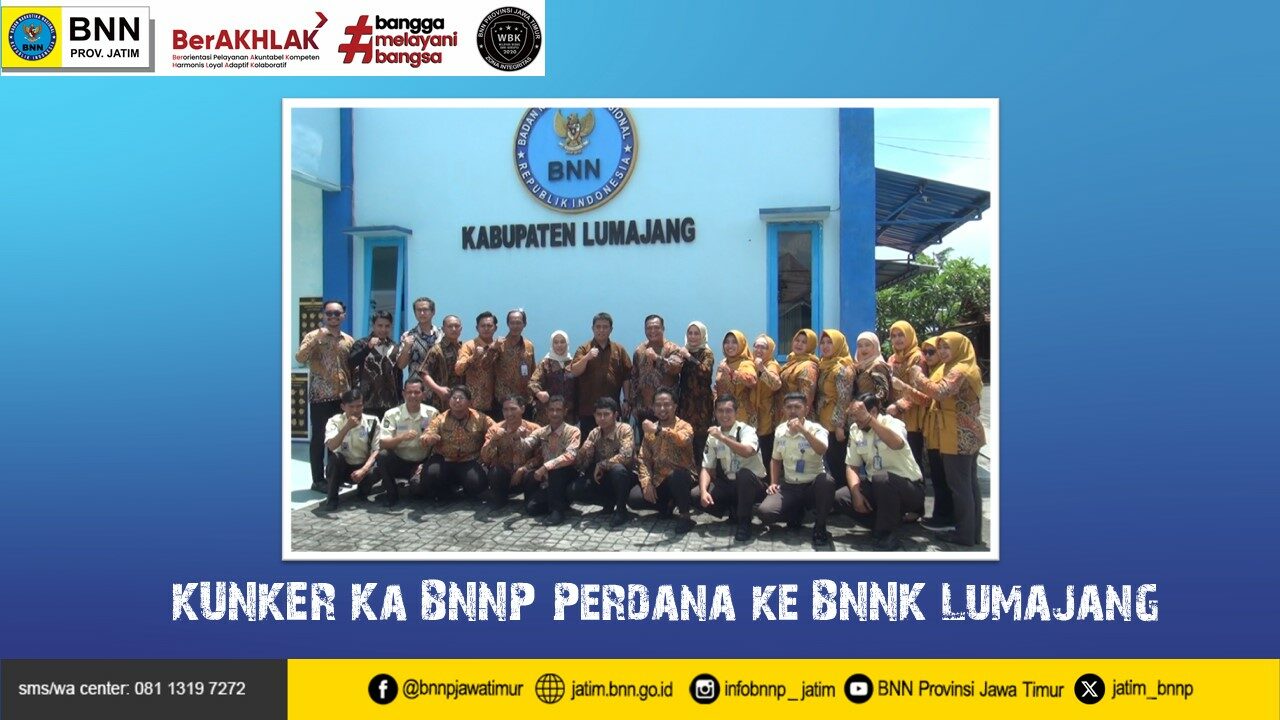 Kunker Ka BNNP Perdana ke BNNK Lumajang COVER