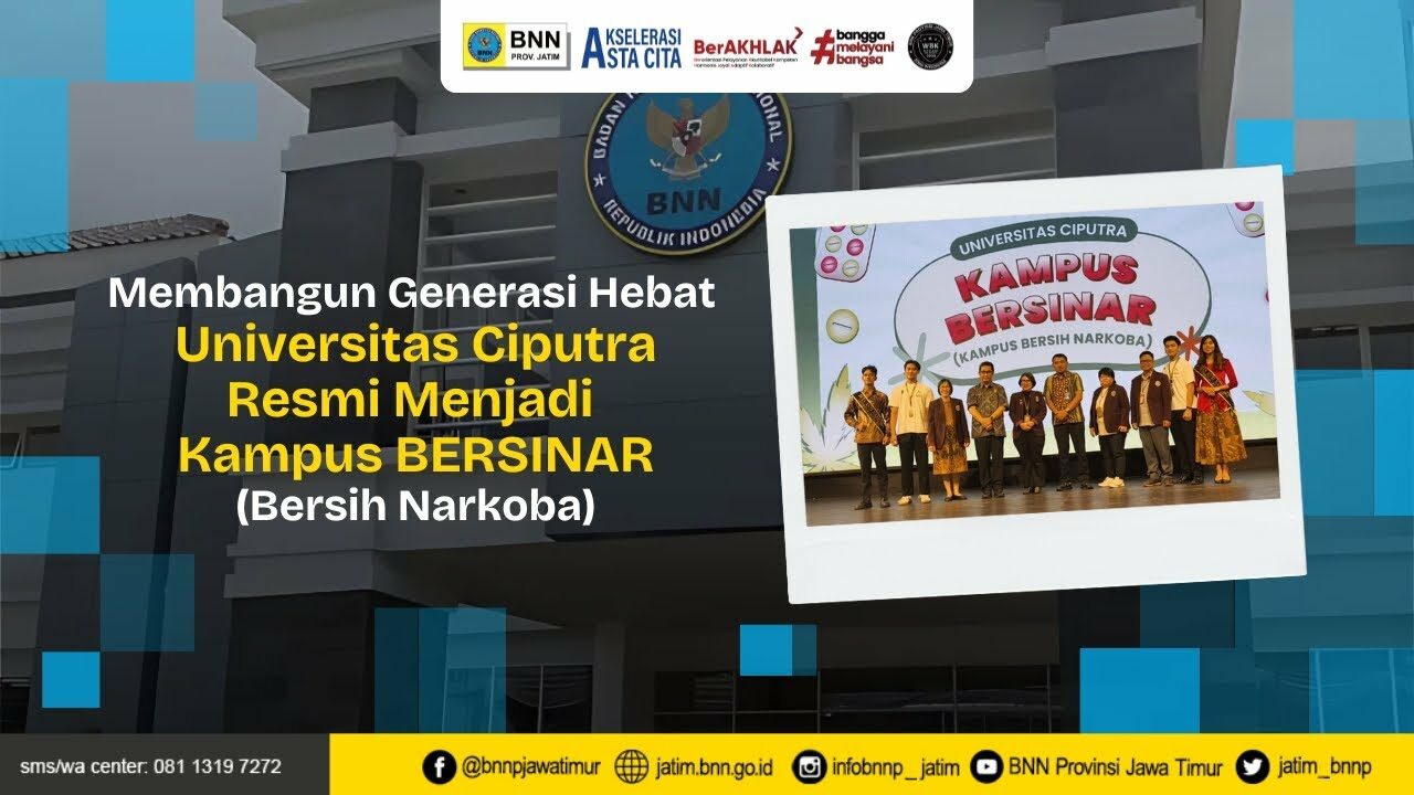 Universitas Ciputra Resmi Menjadi Kampus Bersinar uc