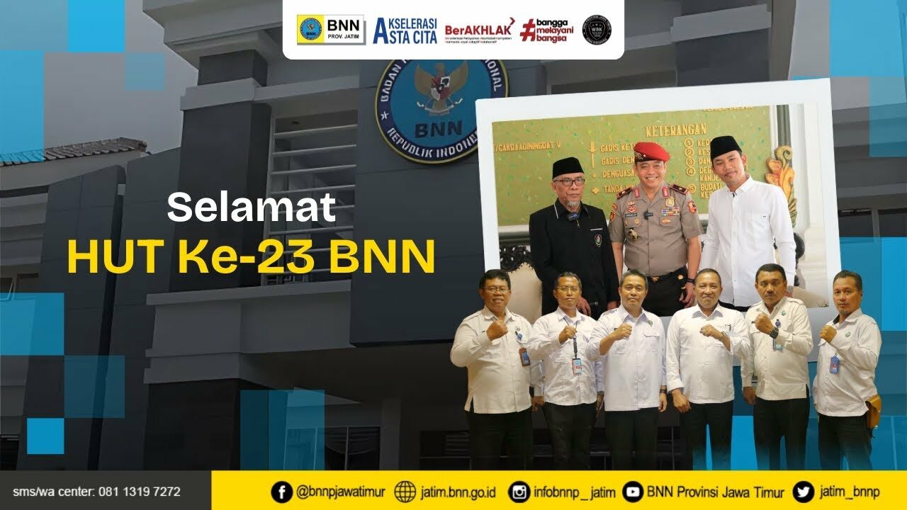Selamat Hari Ulang Tahun BNN yang ke-23 ultah