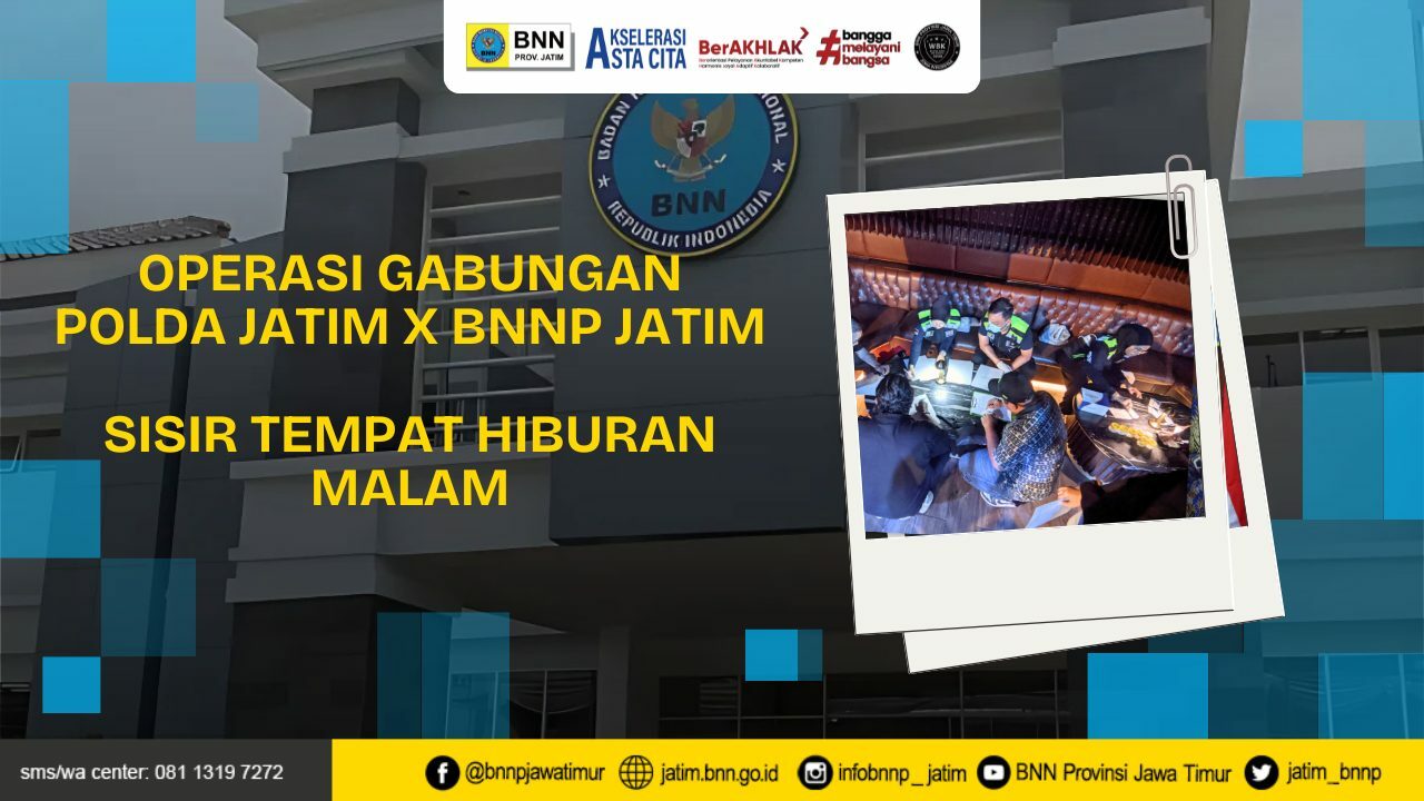 OPERASI GABUNGAN POLDA JATIM X BNNP JATIM SISIR TEMPAT HIBURAN MALAM Copy of Template Youtube Thumbnail 2