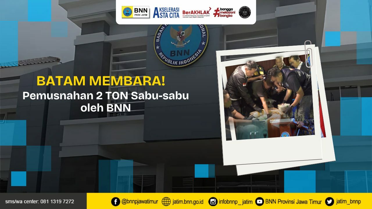 BATAM MEMBARA! PEMUSNAHAN 2 TON SABU-SABU OLEH BNN Copy of Template Youtube Thumbnail