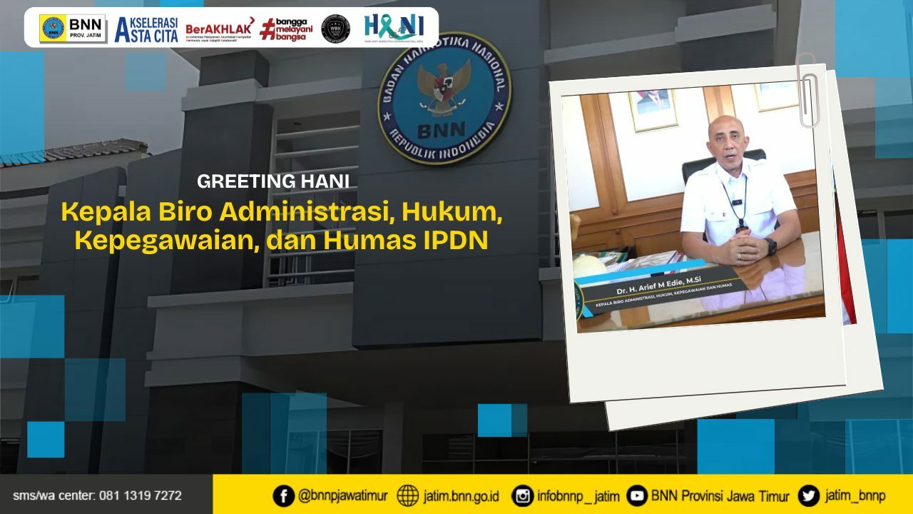 Greeting HANI oleh Kepala Biro Administrasi, Hukum, Kepegawaian, dan Humas IPDN Copy of Template Youtube Thumbnail 21 1